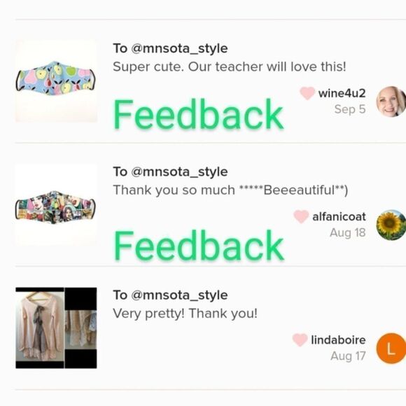 ‎2/$15 - Bird Mask, Modern Bird Pattern Face Mask, Filti Filter - Picture 12 of 14